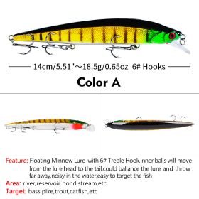 Full Swimming Layer Lure 14cm 18.5g Plastic Hard Bait