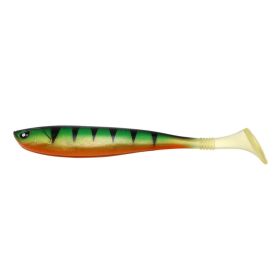 T-tail Soft Fish 13cm Back Notched Rainbow PVC Road Subbait False Bait