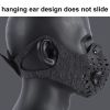 Outdoor Sports Dustproof Anti Haze PM2.5 Filter Mouth Mask Face Cover with Valve